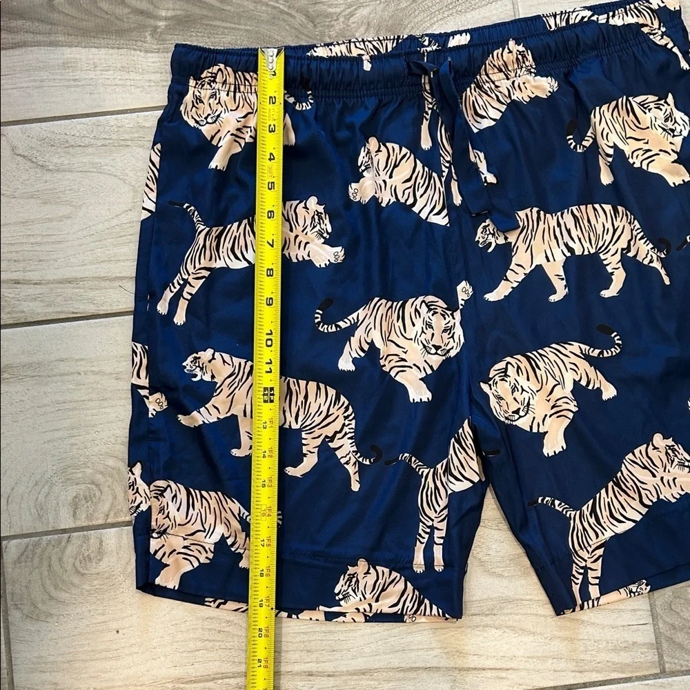 Men's Blue Tiger Print Boxers